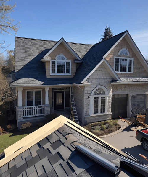 New shingle roof install
